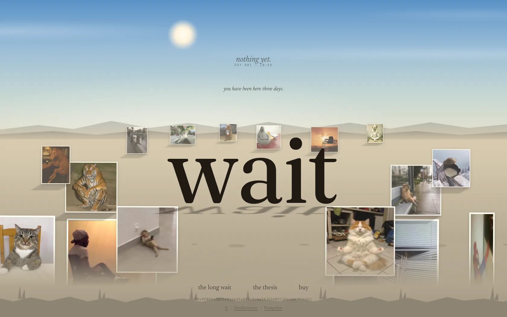 wait homepage